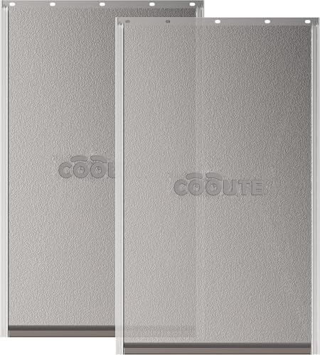 2-Pack Large Dog Door Replacement Flaps with Screws