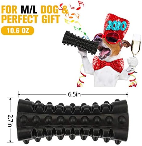 Indestructible Squeaky Dog Toy – Tough Rubber Chew Toy for Aggressive Large Dogs, Durable and Safe for Interactive Play