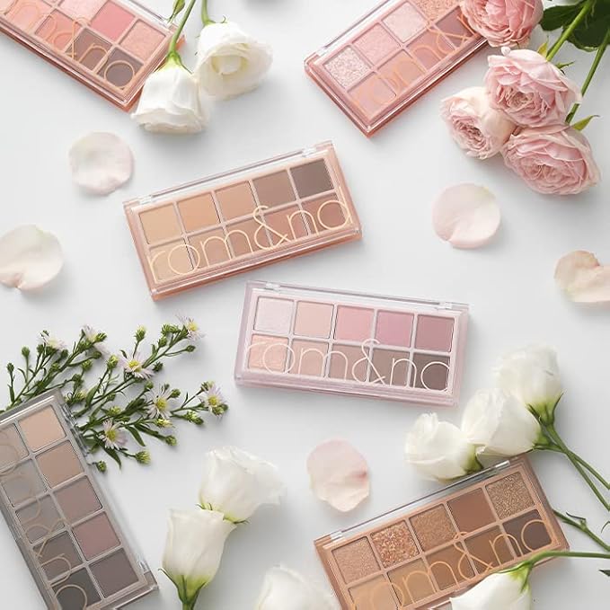 rom&nd Better Than Palette 102g (05 Shade & Shadow Garden) | Eye Makeup Palette, Matte & Shimmer Eye Shadow, Sparkling Glittery, various 10 shades, Long Lasting, High Pigmented, Blendable, Warm Tones