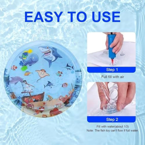 Cat Pool Toy Cooling Sensory Waterbed Enrichment Non Slip BPA Free