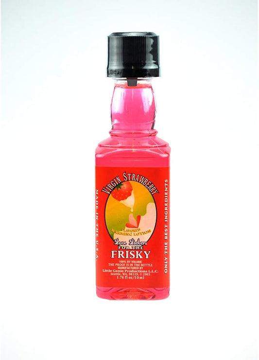 Little Genie Productions Love Lickers Massage Oil - Virgin Strawberry - 1.76 fl oz.