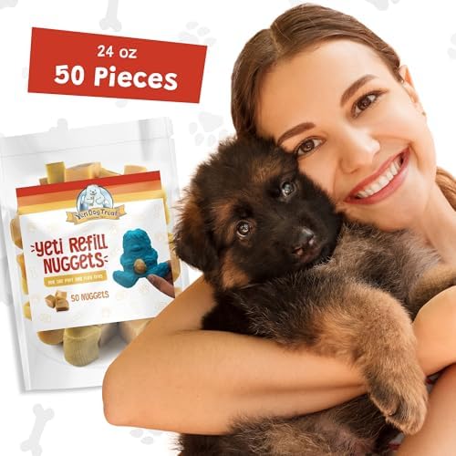 Yeti Refill Nuggets for Puff & Play Toys, Yak Cheese Treats, 50 Pc, 24 oz
