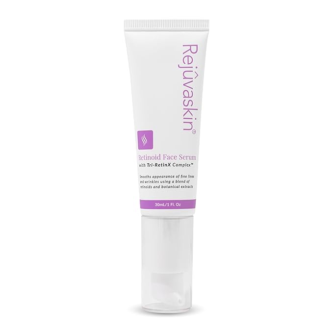 Rejuvaskin Retinoid Face Serum for Face & Dry Skin with Tri-RetinX Complex, Hydrating & Anti-Aging, 30ml
