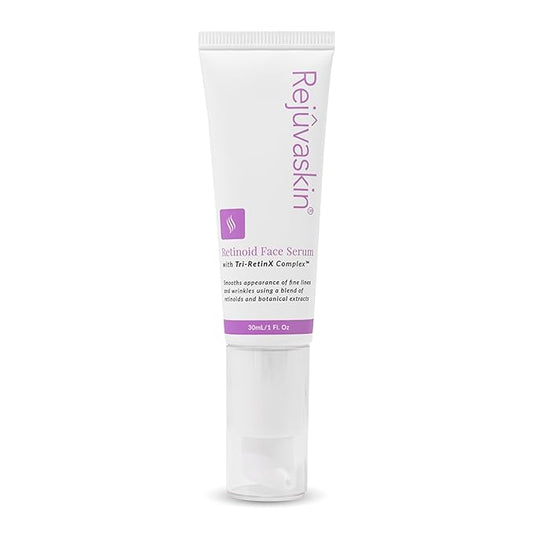 Rejuvaskin Retinoid Face Serum for Face & Dry Skin with Tri-RetinX Complex, Hydrating & Anti-Aging, 30ml
