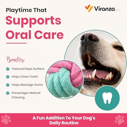 4 Pack Puppy Teething Toys for Aggressive Chewers Dog Rope Toy for Training