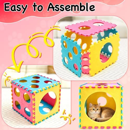 39 Pcs Cat Toys for Indoor Cats, Interactive Fun