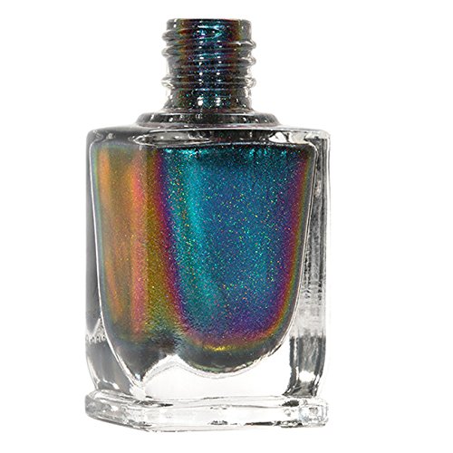 ILNP Hush (H) - Teal, Blue, Violet, Orange, Red Holographic Ultra Chrome Color Shifting Nail Polish