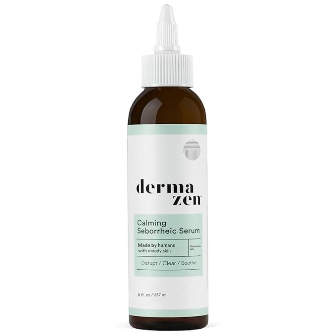 Calming Seborrheic Serum, Dermatologist Recommended, Topical Seborrheic Dermatitis Serum For Scalp, Face, and Body (8 fl oz)