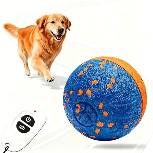 Smart Interactive Dog Toy, Automatic Moving, Bouncing, and Rotating, E-TPU Material, IPX7 Waterproof Rating, Active Rolling Ball for Medium and Large Dogs