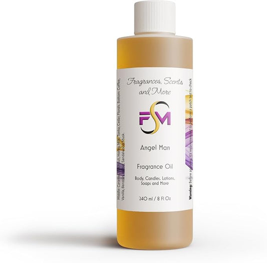 Angel Man Fragrance Oil - 8 Fl Oz Plastic Bottle (240ml)