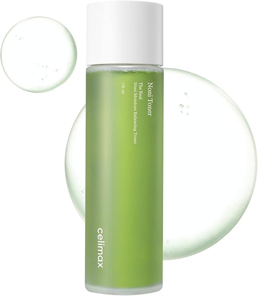 celimax Noni Moisture Balancing Toner | with Noni Extract, Facial Astringent, Hydrating, Exfoliating, for Sensitive Dry Skin, Fine Lines, Korean Skincare, 150ml