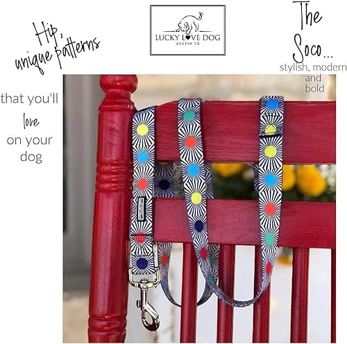 Lucky Love Dog Martingale Collar and Leash Set for Large Dogs – SOCO, Large