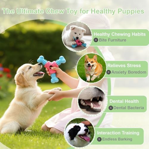 Puppy Chew Toys for Teething, Dog Chew Toys for Small Medium Dogs