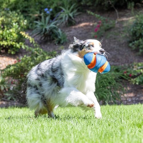 Chuckit! Giggle Fumble Fetch Ball Dog Toy 7.9", Makes Funny Giggle Sounds