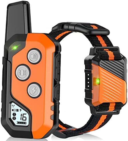 PIOUNS Shock Collar for Dogs, Dog Training Collar with Remote, 3 Modes