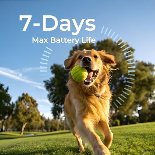eMACROS Dog GPS Tracker No Subscription, Off-Grid, Up to 3 Mile Long Range