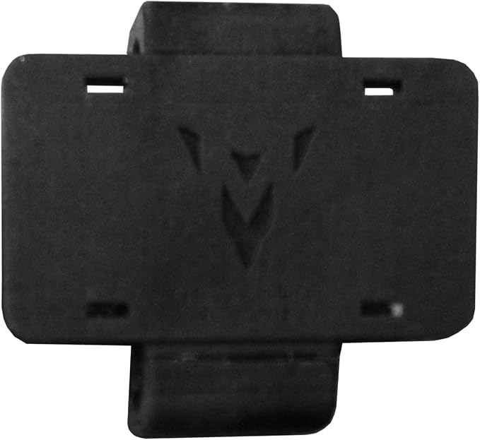 FitBark GPS Fastener Buckle for Dog Tracker, GPS Pet Tracker Strap Attachment Clips for Dogs Works with Any Collar, Smart Activity Tracker Fastener Durable Semi-rigid (Black) (1.25)