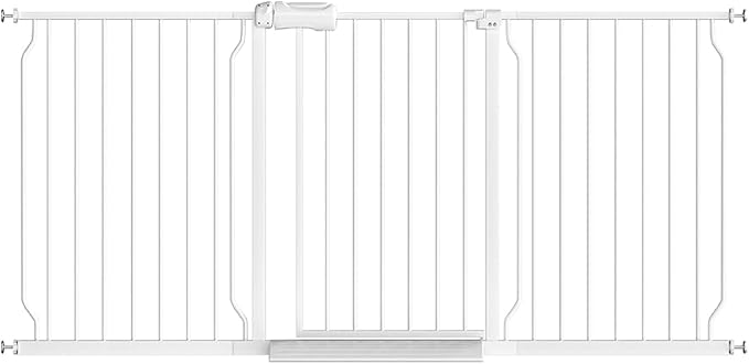Fairy Baby 67-71.5 Inch Extra Wide Baby Gates Auto Close Child Safety Gates