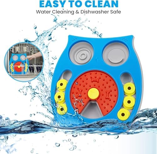 Zonansan Interactive Dog Puzzle Toy, Treat Dispensing Slow Feeder for Dogs