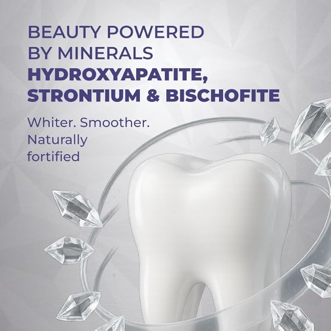 Whitening & Remineralization Teeth Strips | 14-Treatment Kit for Sensitive Teeth | Peroxide-Free Formula with Hydroxyapatite, Bischofite, Papain, Bromelain & Coconut Oil (28 Strips) Water Dent