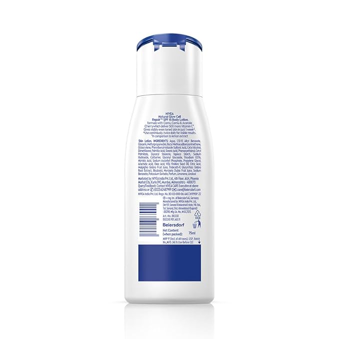 Nivea Body Lotion, Moisturizing, 200ml (6.8 fl oz)