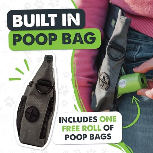 Mighty Paw Dog Treat Pouch, Magnetic No-Spill Clasp, Training Bag