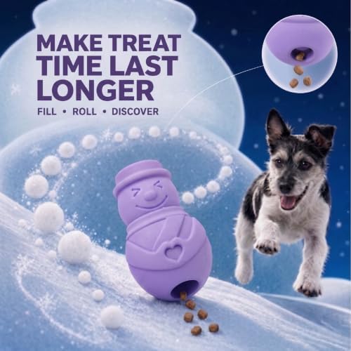 Dog Toys, Biodegradable Treat Dispensing Dog Toys, Dog Toys for Medium Dogs
