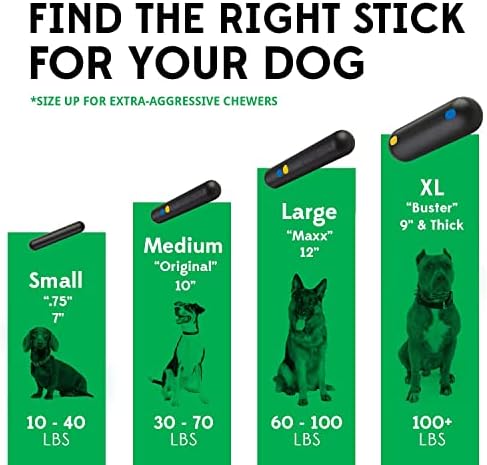 Goughnuts — Dog Toys for Aggressive Chewers | Virtually Indestructible Dog Toy Stick for Medium Breeds Such as Pit Bulls | Heavy Duty Dog Toy | Orange