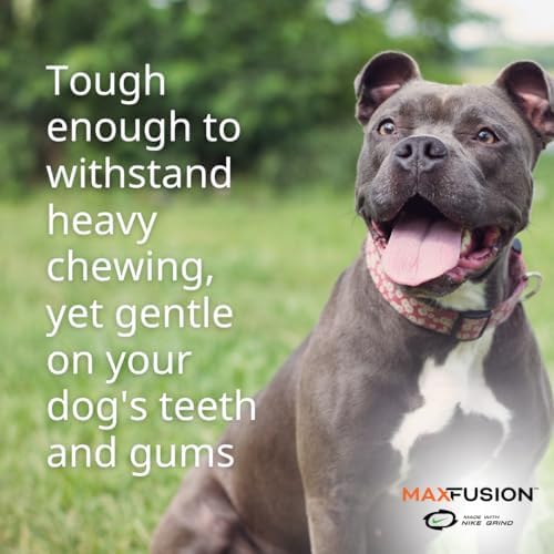 Arlee Home Fashions Max Fusion with Nike Grind, Tug of War Dog Toy for Chewers – XL Chew Toys for Large Dogs, Interactive Outdoor Puppy Toy for Teething, Play, Enrichment, Training & Dental Health