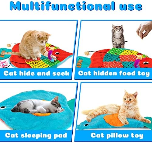 AWOOF Cat Mat,Catnip Toys for Indoor Cats