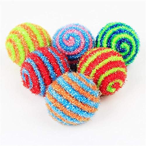 Cat Interactive Toy Stick Feather Wand with Small Bell Mouse Cage Toys Plastic Artificial Colorful Cat Teaser Toy Pet Supplies (Tpye6)