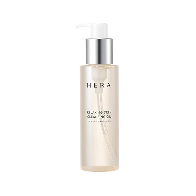 HERA Gentle Cleansing Oil, Soothing and Moisturizing Makeup Removal for Dry, Sensitive Skin by Amorepacific, 6.76 FL OZ