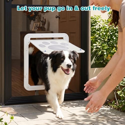 Ownpets Dog Screen Door 12"x14" Fits Large Dogs Up 80 lbs & Small Breeds