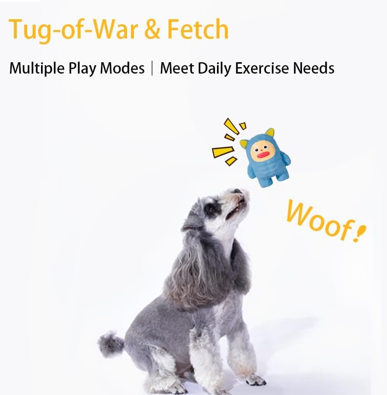 Mikivery Dog Chew Toys Tough Squeaky Latex Toy, for Aggressive Chewers