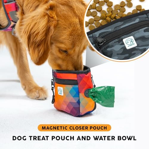 Embark Dog Treat Pouch - Waterproof Training Bag & Portable Water Bowl