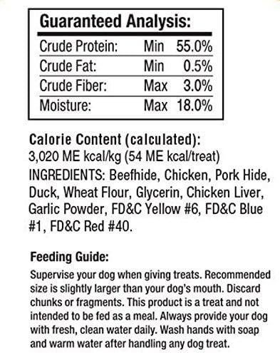 Good N Fun Triple Flavor Kabobs Chews for All Dogs, Treat Your Dog to Chews Made from Beef Hide, Real Chicken, Pork Hide, Duck and Chicken Liver, 18 Count (Pack of 2)