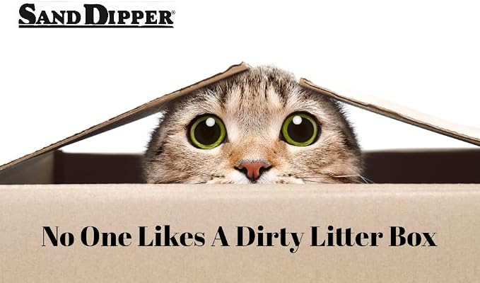 Sand Dipper Cat Litter Waste Bags | Strong Thick Odor Sealing (Medium 50 Roll)