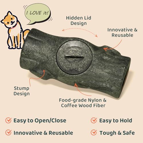 MENGJINGO Interactive Dog Toys for Aggressive Chewers, Long-Lasting Frozen Dogs Treat Holder to Keep Them Busy, Indestructible Dog Enrichment Toys - Reduce Anxiety, Safe for Large/Medium Breed