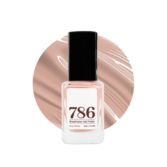 786 Cosmetics Breathable Nail Polish - Halal, Vegan, Cruelty-Free, 11-Free, Fast-Drying (Petra)