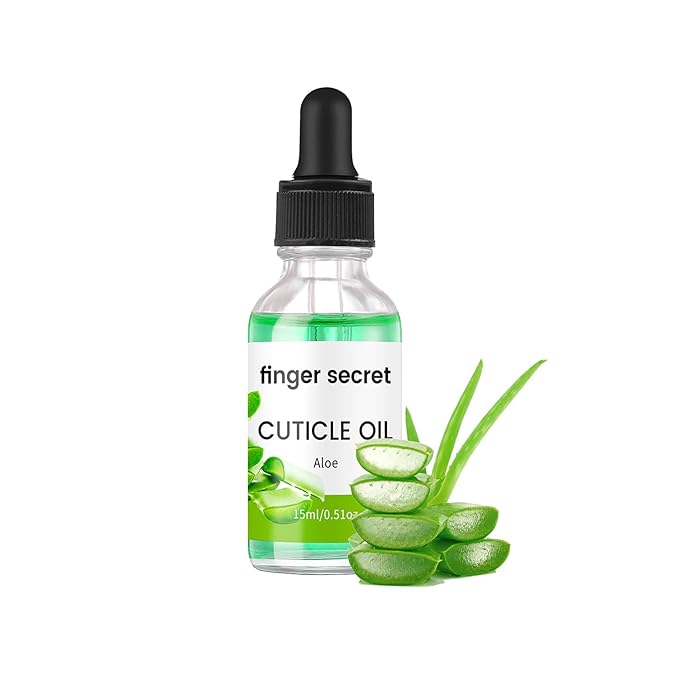 Cuticle Nail Oil,Nail Cuticle Oil for Moisturizes&Strength Nails,Natural Cuticle Oils for Nails with Vitamin E,15ml Aloe CutiCle Oils for Nails Skin Care Treatment
