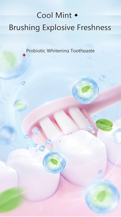 Ginaday Sp-6 Ultra Whitening, Sp-6 Probiotic Ultra Whitening Toothpaste Promotes Healthy Teeth Fresh Breath Stain Removing.(1 Pcs)