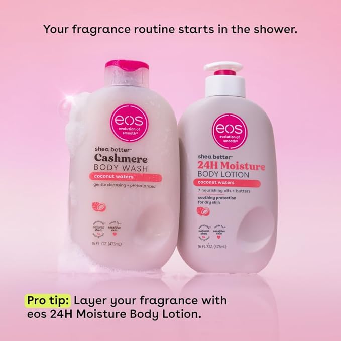 eos Shea Better Body Lotion+ Body Wash, Coconut Waters
