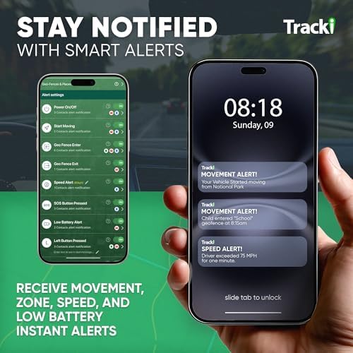 Tracki Mini GPS Tracker, Subscription Required, Cancel Anytime – Universal Compact 4G LTE Tracker for Vehicles