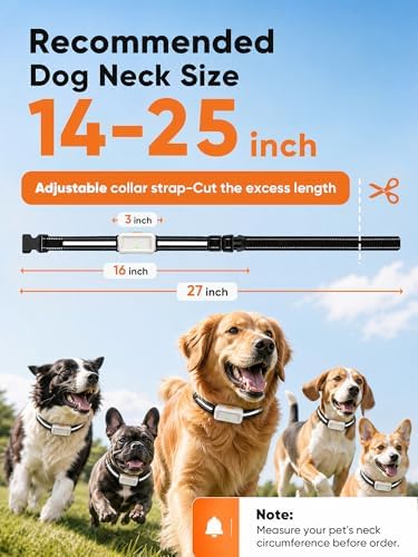 Dog Training Collar with 3300FT Remote, IP68 Waterproof, 3 Modes