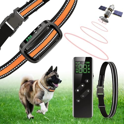2 in1 Wireless Dog Fence System, 3 Modes, IPX7, GPS Collar with Remote