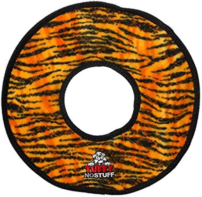 TUFFY® : No Stuff Mega Ring Dog Toy: Ultra Durable Plush Toy with Multiple Layers & Reinforced Seams, Washable and Floats, Original Construction