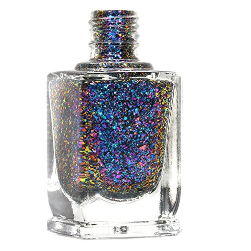 ILNP Mayfield - Purple, Pink, Green, Gold, Blue Ultra Chrome Flakie Nail Polish
