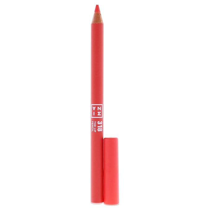 3INA The Automatic Lip Pencil – Waterproof Lip Liner Pencil with Built-In Sharpener – Smudge-Proof, Pigmented, 10 Hour Long Wear Liner - 318-0.01 oz