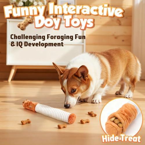 KEZKALS 3 Pack Funny Dog Toys for Small Medium Dogs, Squeaky Dog Pet Toy
