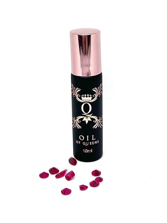 Rose Oil Essential Oil Roll On - Handmade Organic Rose Garden Blend, Peace and Calming Aromatherapy Oils for Face, Skin Care, Stress Relief, Relaxation Gifts for Women 10ml